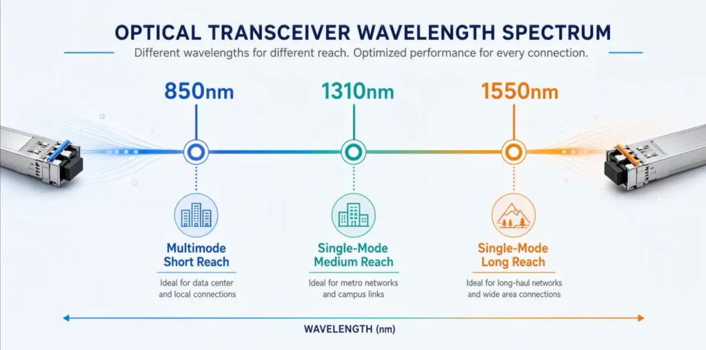 Optical Transceiver Wavelength Spectrum Overview