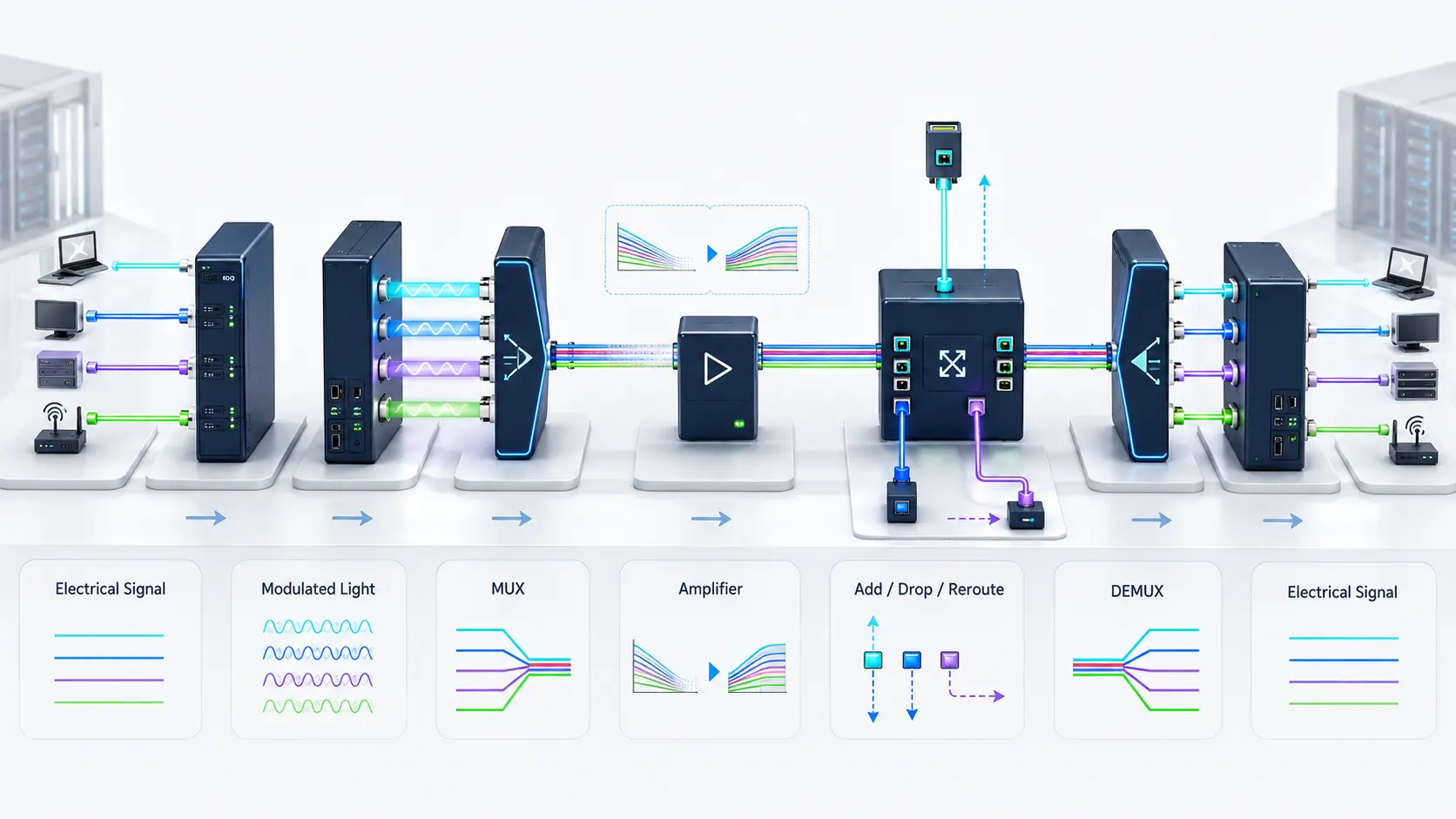 How Does Optical Transport Equipment Work